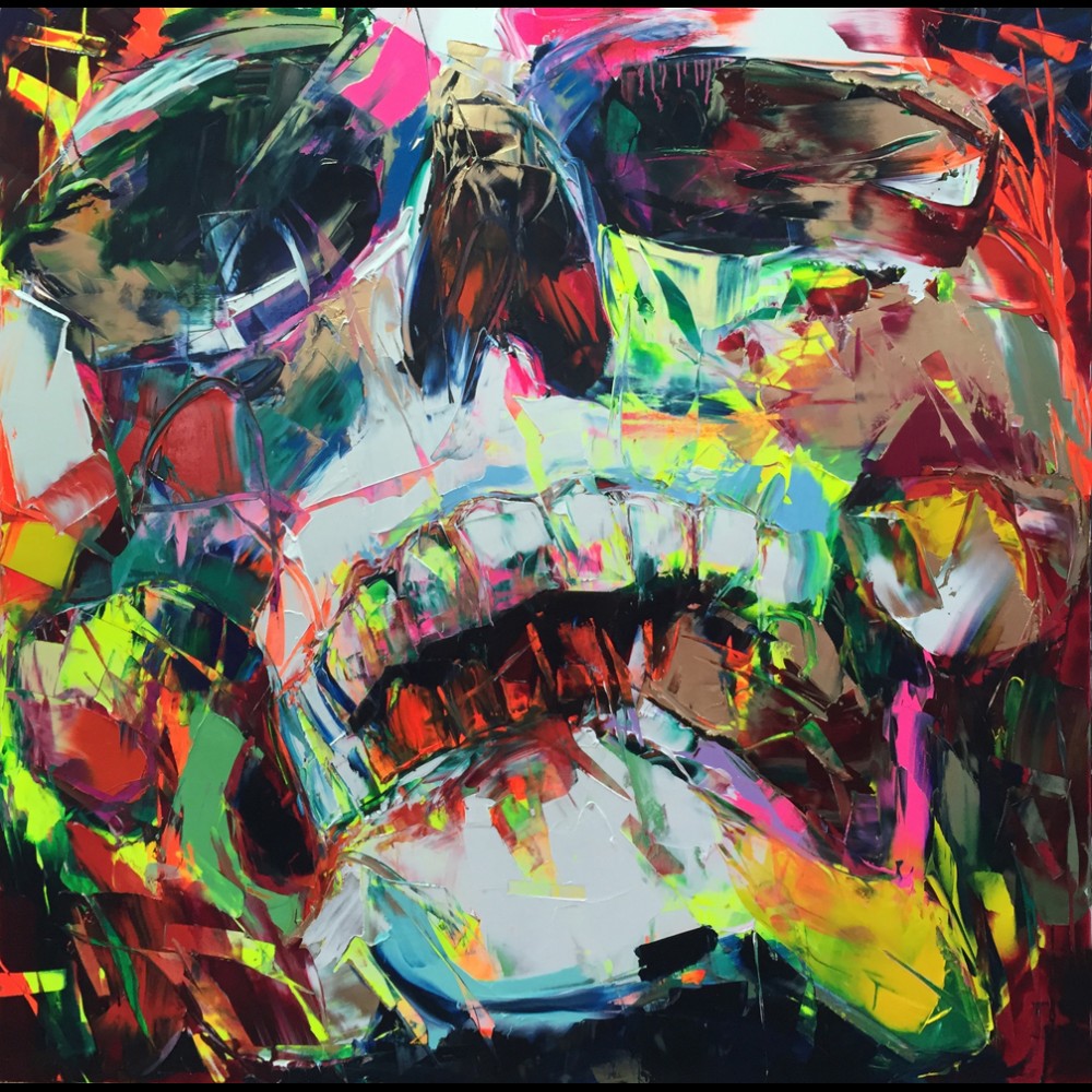 Francoise Nielly Portrait Palette Painting Expression Face210